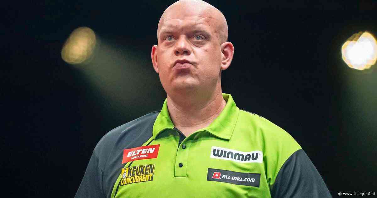 Michael van Gerwen verliest van Nathan Aspinall en is uitgeschakeld voor finaleavond Premier League