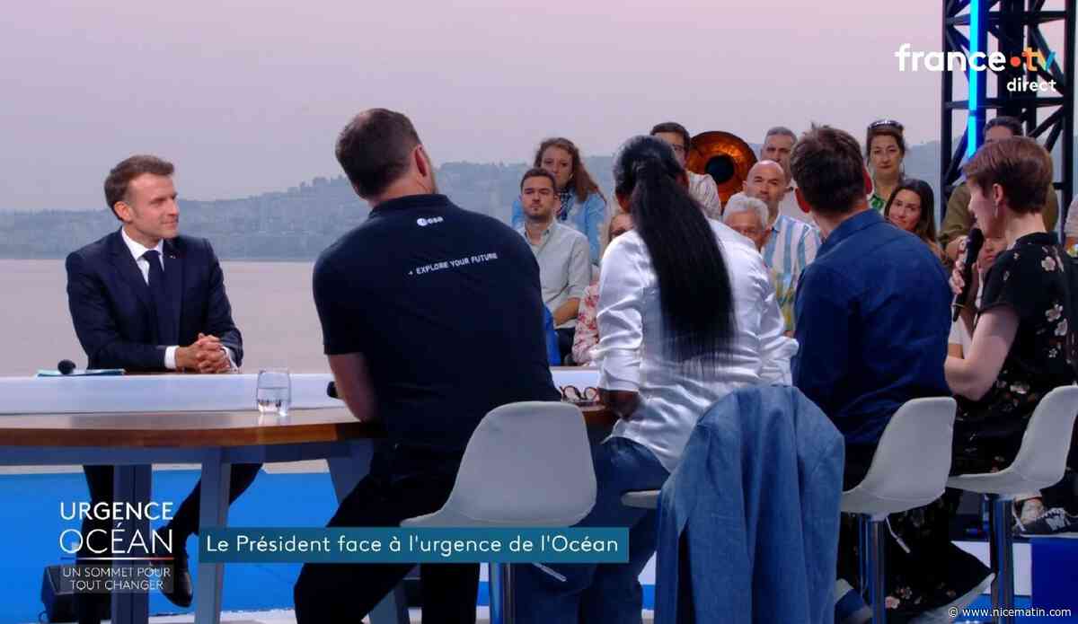 Emmanuel Macron en direct de Nice sur France 2 ce mardi soir pour parler des océans et de l’environnement