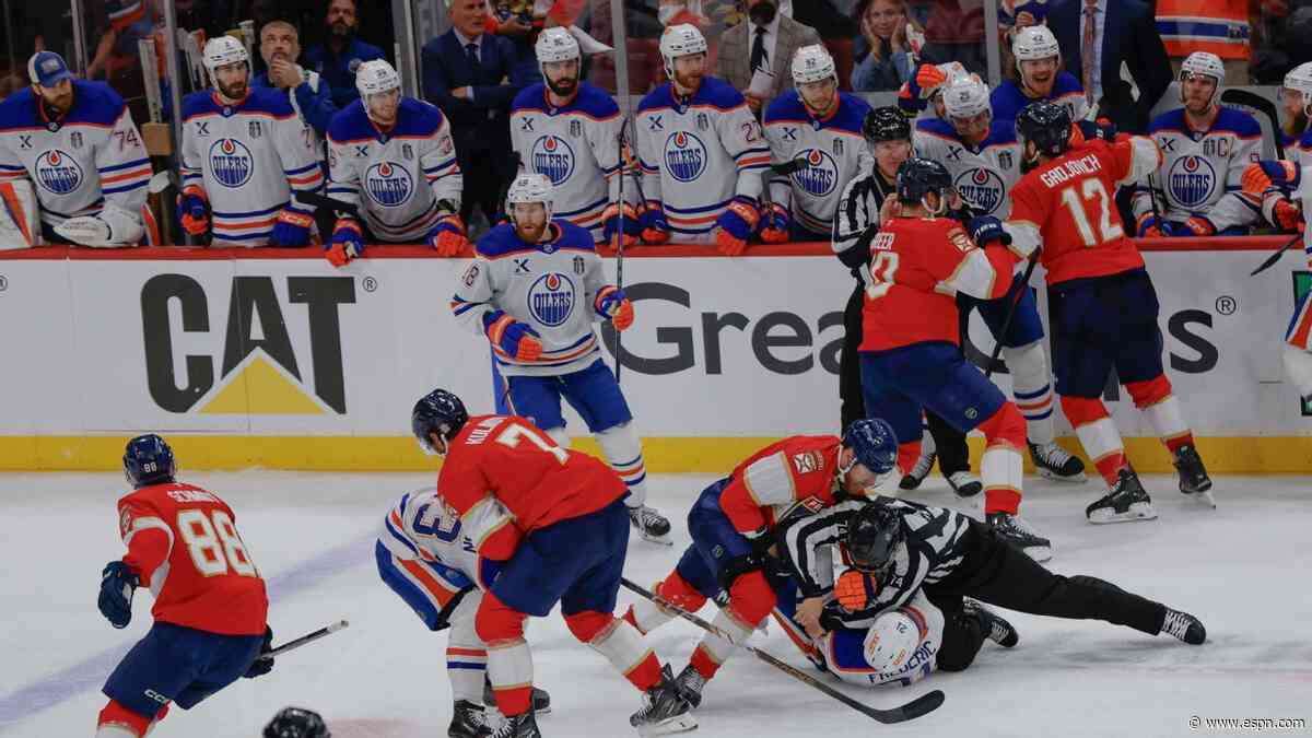 Oilers unravel as 'penalty chaos' reigns in Game 3