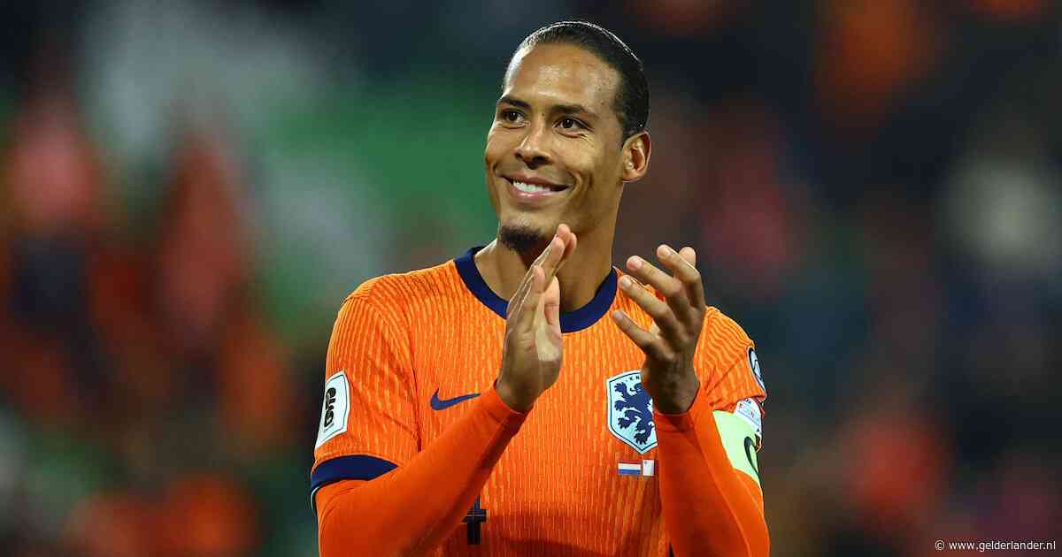 Virgil van Dijk blij met doelpuntrijke avond en vakantie: ‘Het is een lang seizoen geweest’