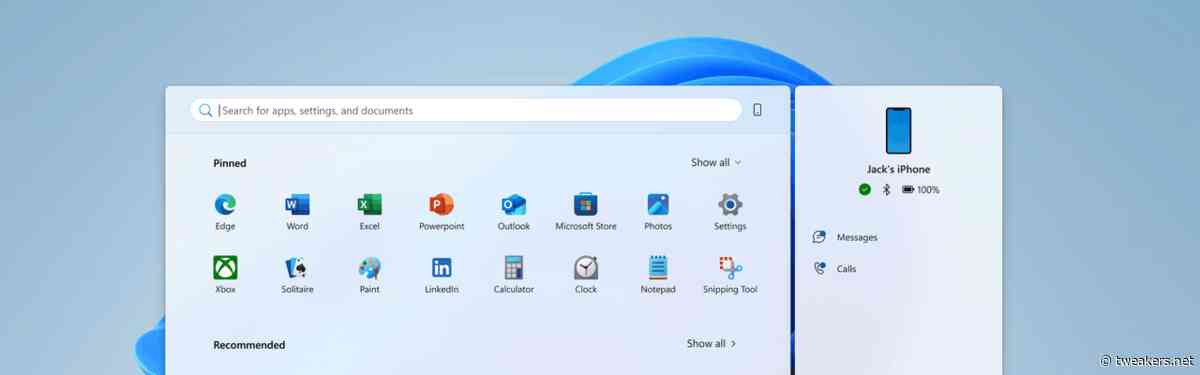 Windows-bètatesters kunnen nieuwe startmenu uitproberen