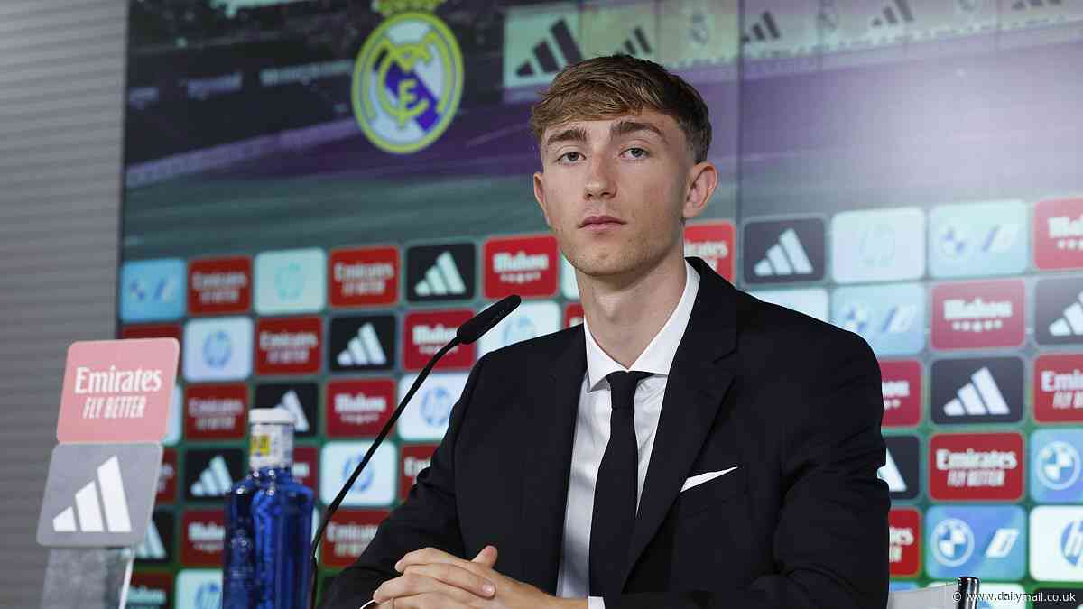 Real Madrid unveil £50m Dean Huijsen and reveal his shirt number ahead of Club World Cup - with Trent Alexander-Arnold set to follow suit