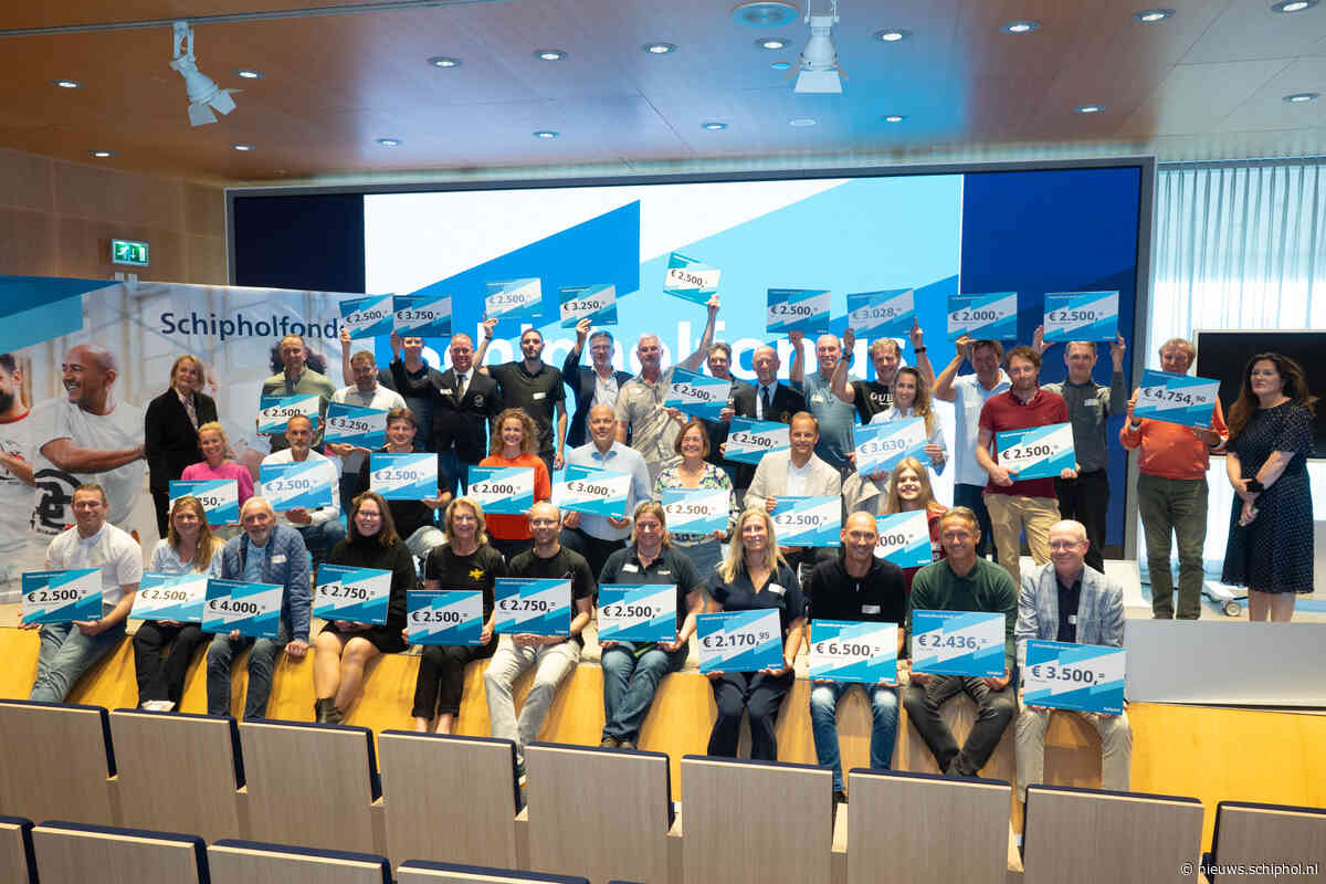 Schipholfonds reikt ruim 110.00 euro uit in de regio
