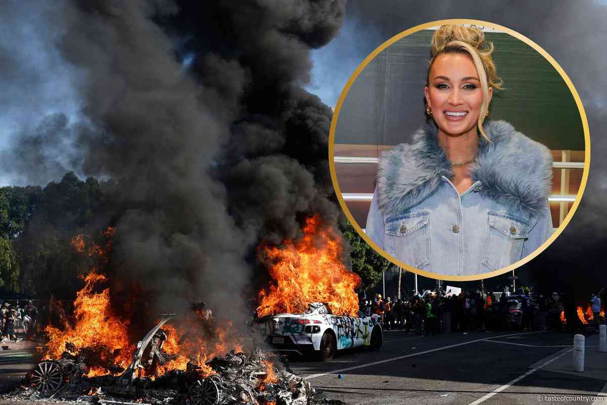 Brittany Aldean Criticizes Protestors for Violence in L.A.
