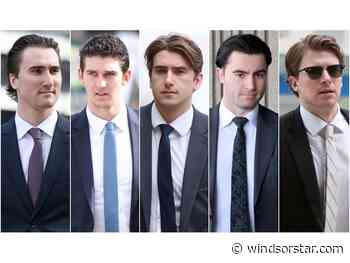 Complainant in hockey players’ sex assault trial not credible, defence argues