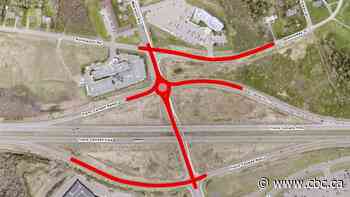 New roundabout coming at Moncton highway ramps, city chips in $1.1M