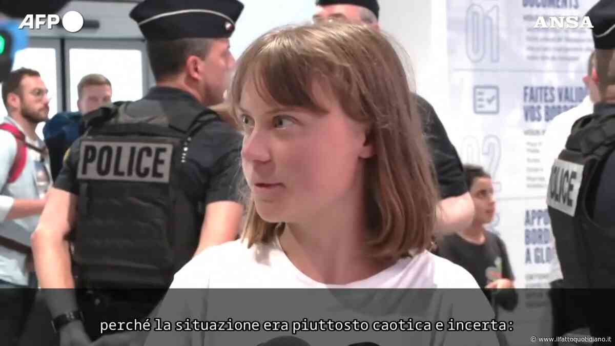 Greta Thunberg dopo l’espulsione da Israele: “Siamo stati rapiti in acque internazionali” – Video