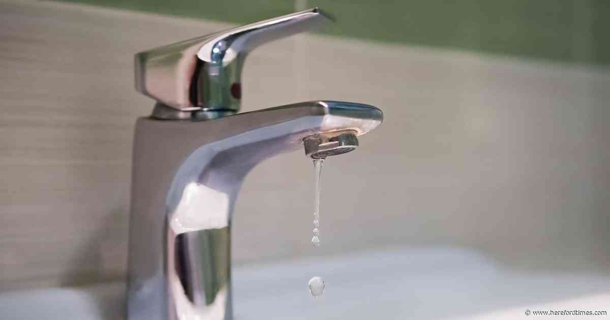 Herefordshire homes could be without water supply tonight