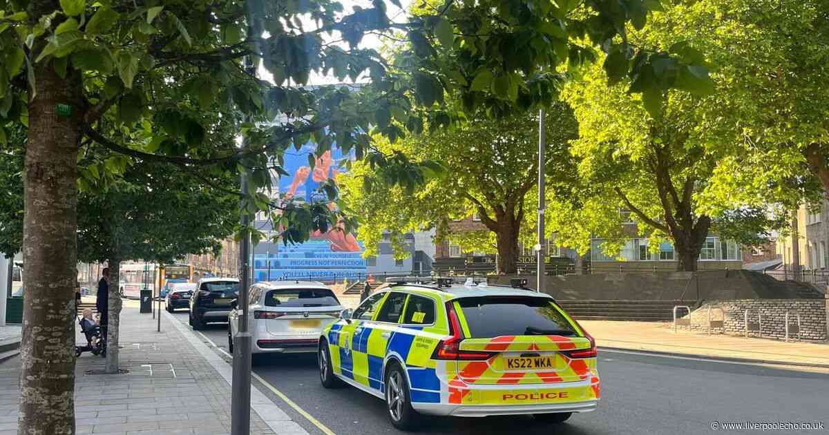 Man and woman injured after being hit by car in city centre