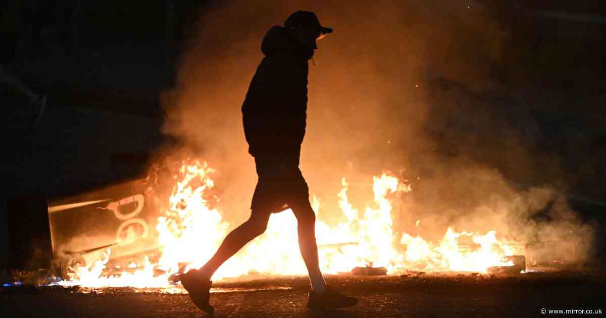 Ballymena riots: Fireworks thrown, cars burned and water cannons fired on second night