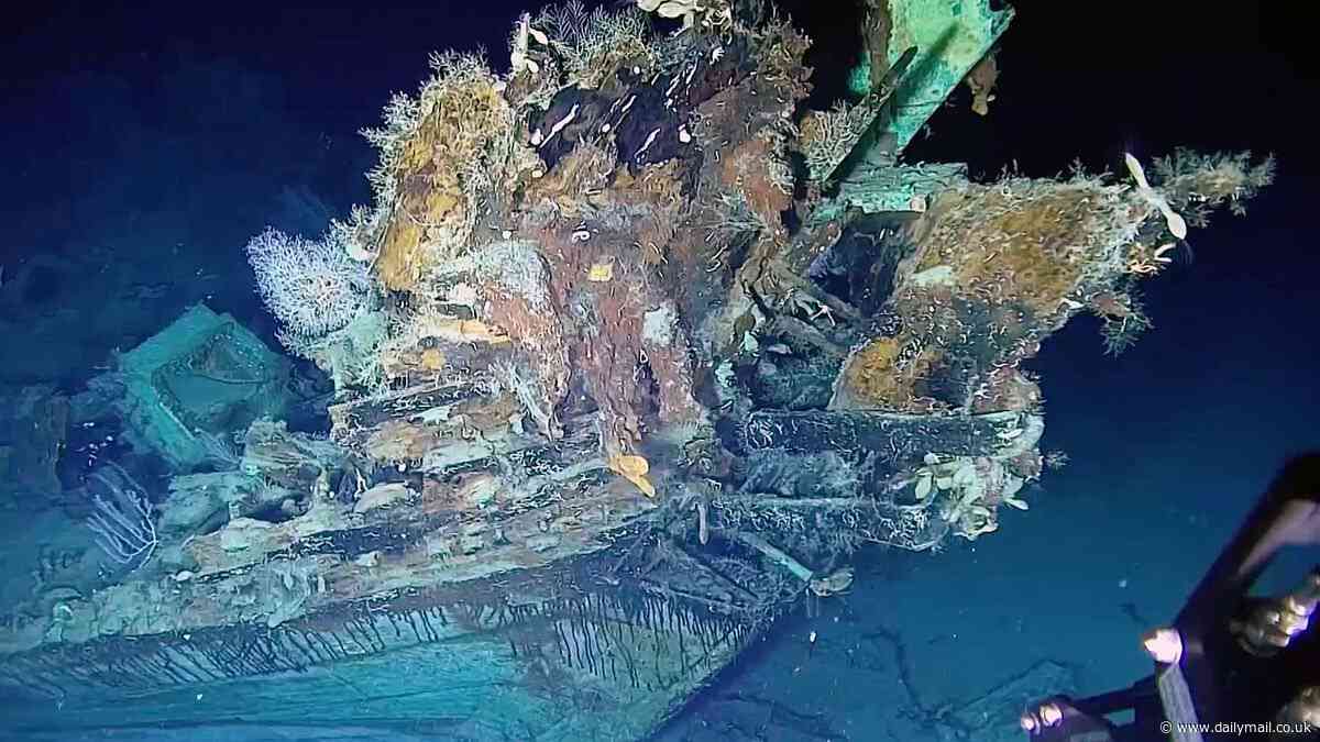 Treasures of 300-year-old shipwreck finally FOUND... as stunning photos reveal contents of $20BN trove
