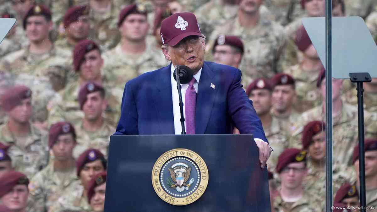 Trump shocks with plan to rename SEVEN military bases for Confederate soldiers after Biden-era renaming
