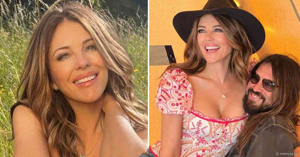 Elizabeth Hurley, 60, strips down to birthday suit as she confesses she’s ‘in love’