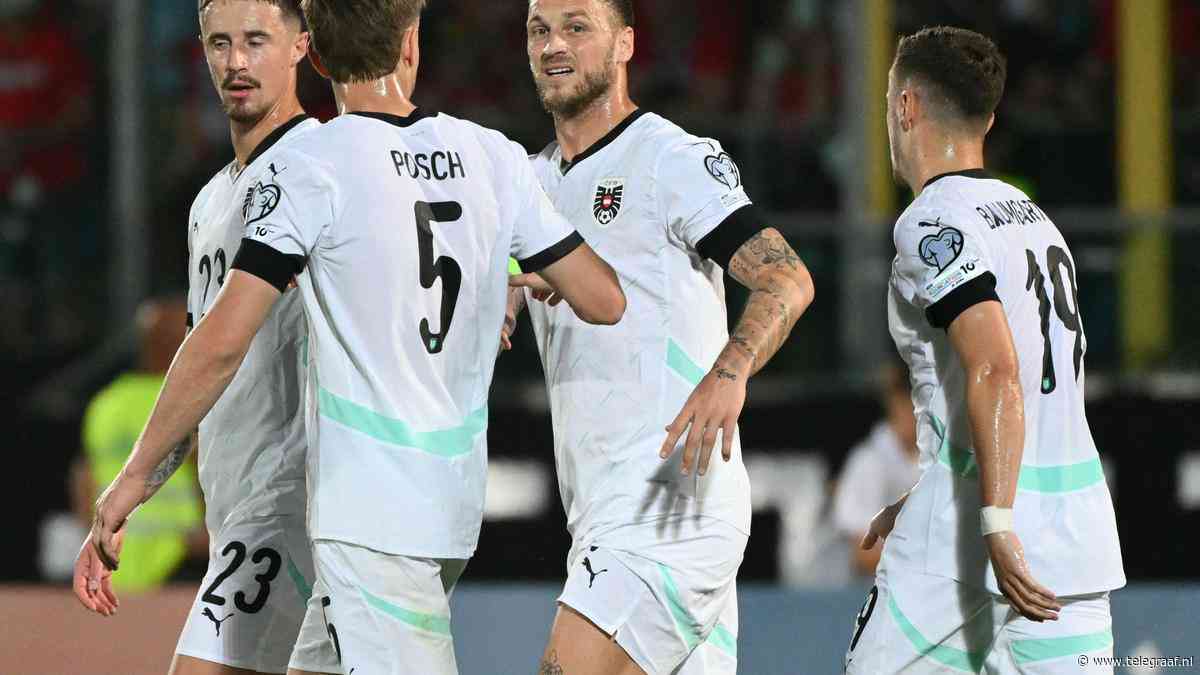 Oostenrijk snel klaar met San Marino mede dankzij Marko Arnautovic, Australië zeker van WK-deelname