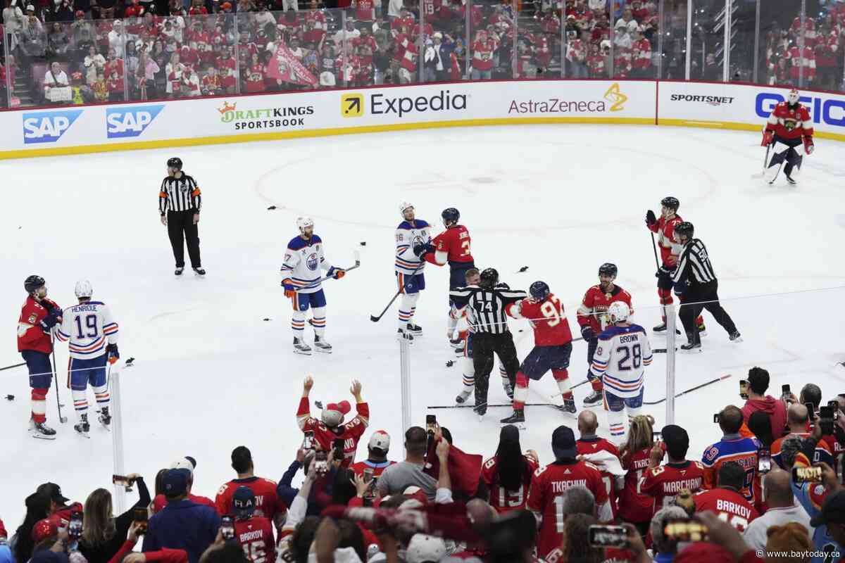 'A UFC fight': Tensions rise in Stanley Cup Final as the Panthers get the upper hand on the Oilers