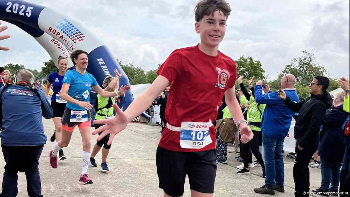 Jelle (16) verloor beide ouders en rent anderhalve marathon voor goed doel