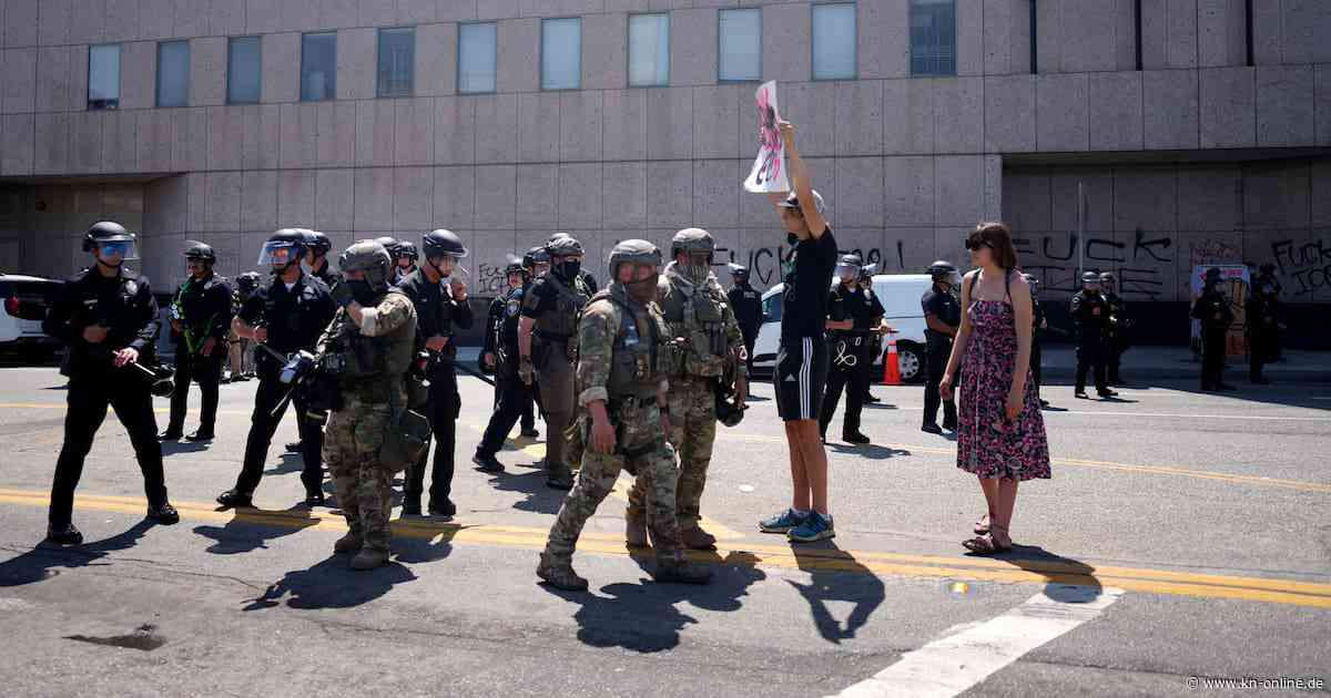 Proteste in L.A.: Nationalgardisten auch bei Razzien gegen Migranten im Einsatz