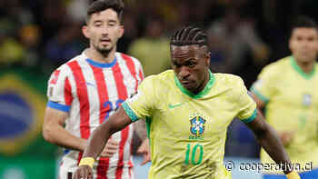 [VIDEO] Vinicius Jr. anotó el primer gol de la era Ancelotti en Brasil