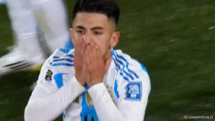 [VIDEO] Thiago Almada marcó el empate para Argentina ante Colombia