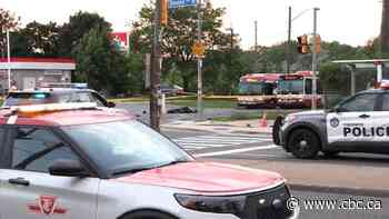 Motorcyclist, 29, dead after crash with TTC bus, vehicle in Etobicoke, police say