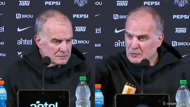 [VIDEO] El enojo de Bielsa en conferencia de prensa: "No tenemos nada que hablar"
