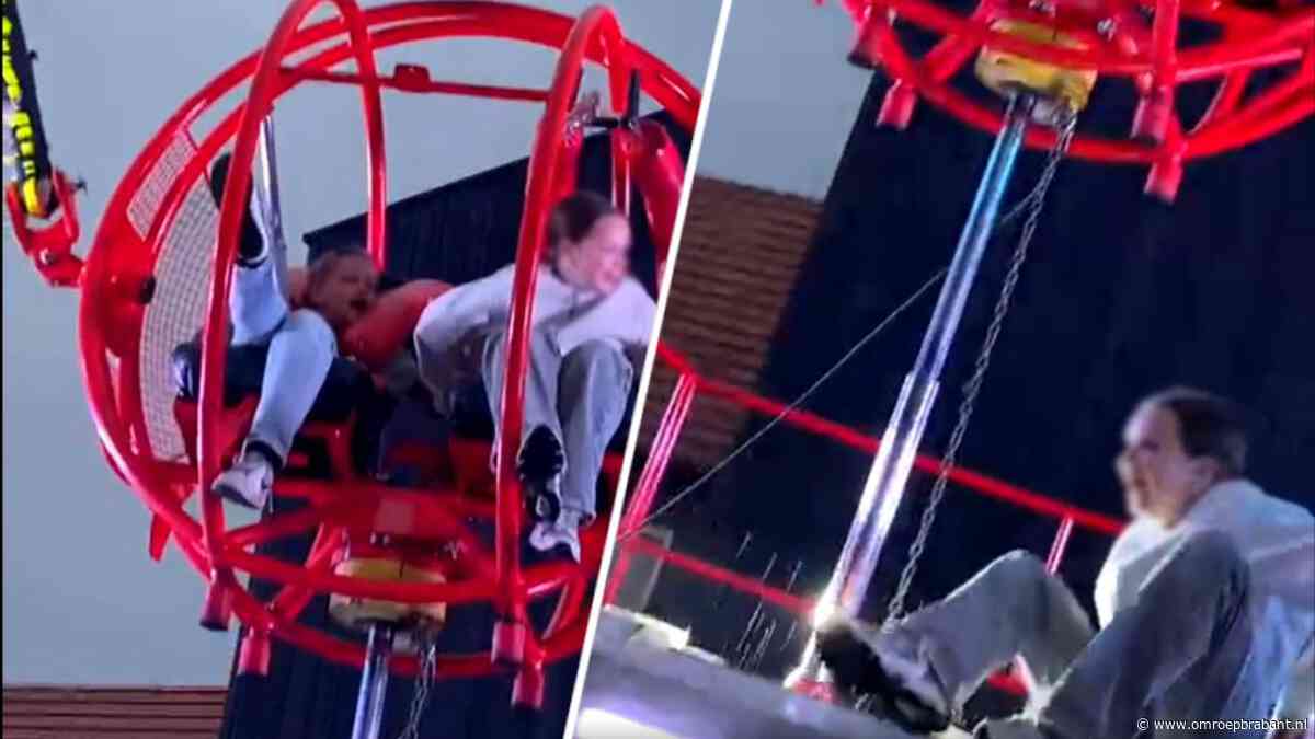 Meisje springt net op tijd uit kermisattractie en ontsnapt aan ongeluk