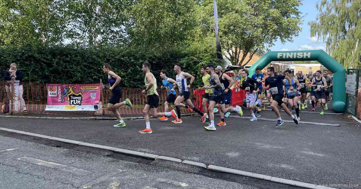 Scores of people turn out for Oxfordshire town 10k event