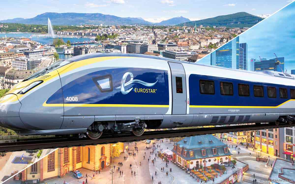 Eurostar trains from London to Germany and Switzerland planned in 'golden age for international sustainable travel'