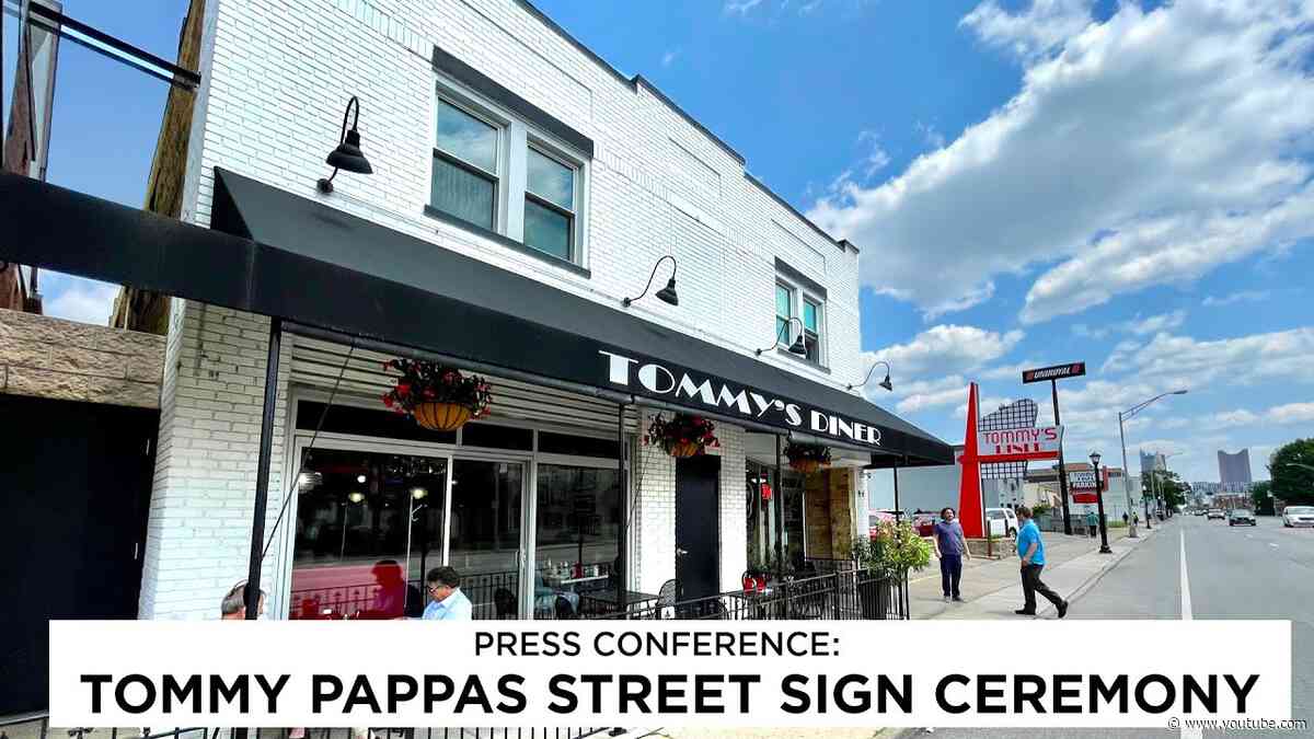 Press Conference: Tommy Pappas Street Sign Ceremony