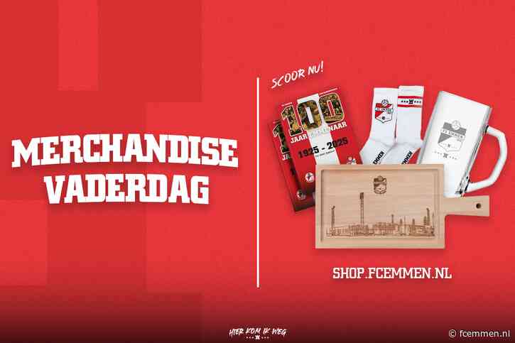 Merchandise Vaderdag: verras jouw vader met een FC Emmen-cadeau
