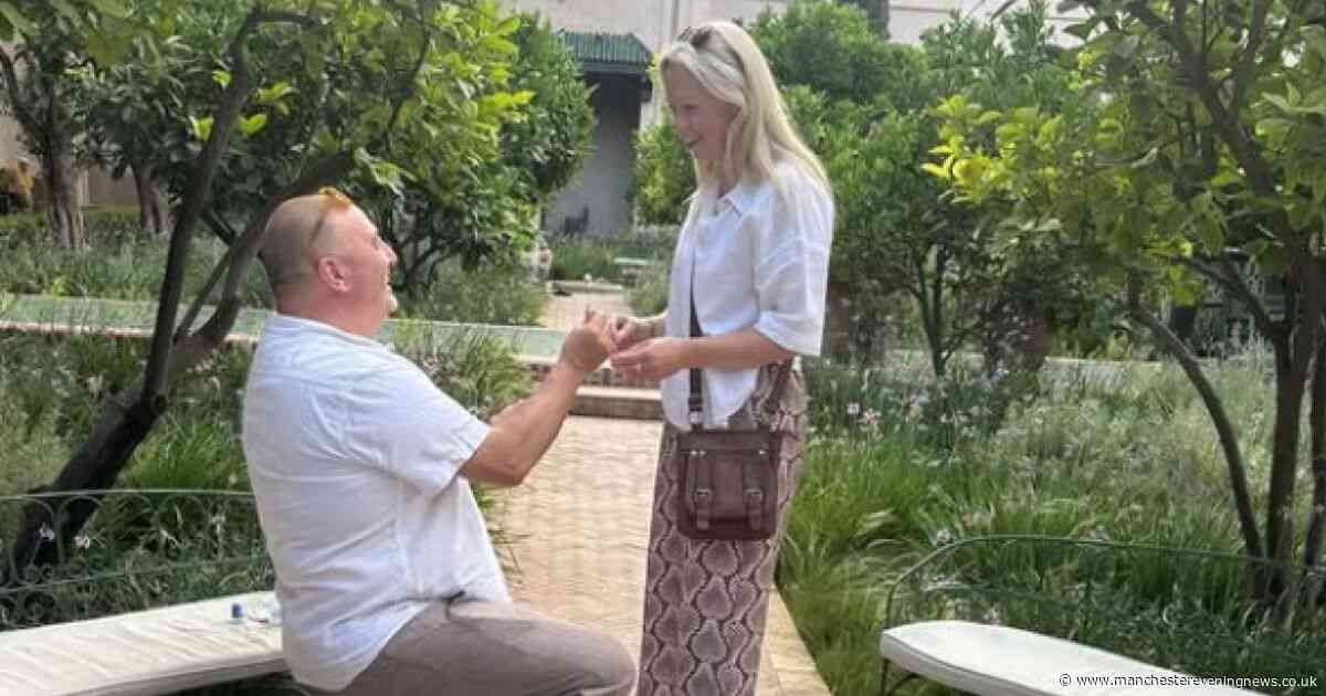 Wynne Evans announces engagement with huge sparkler after Strictly Come Dancing heartbreak