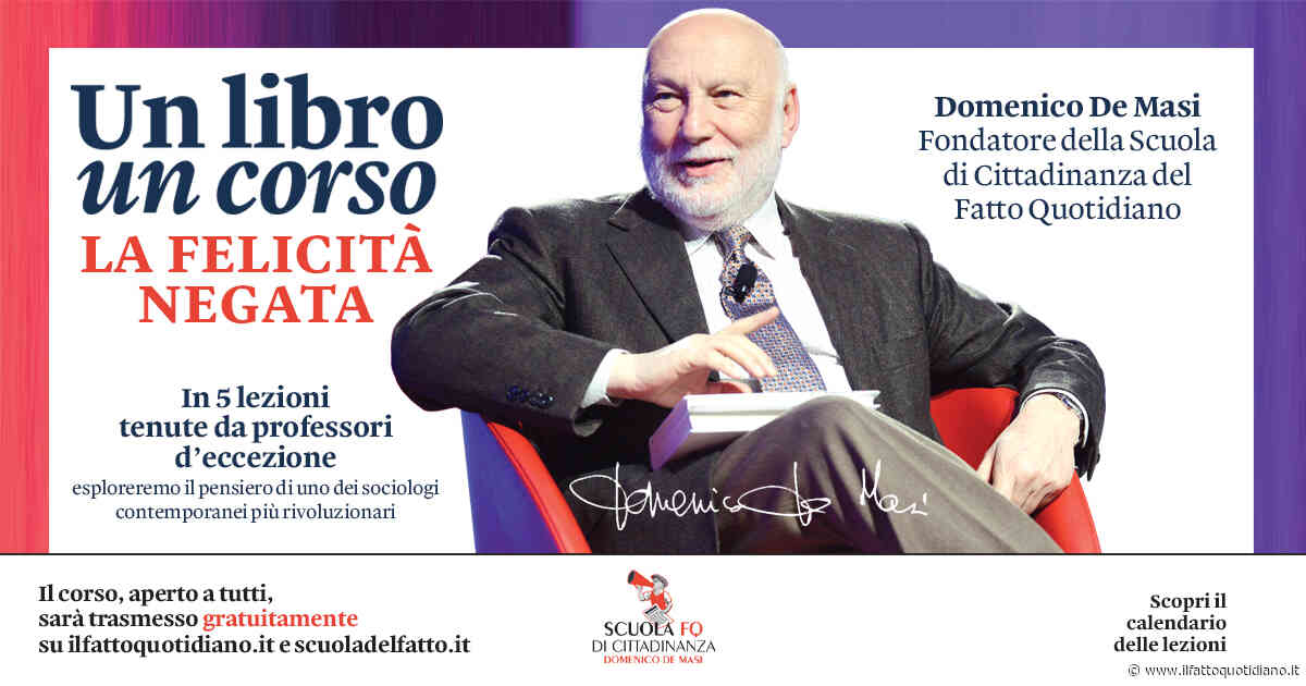Domenico De Masi: l’ottimismo della ragione, le ragioni dell’ottimismo. La lezione di Marco d’Eramo