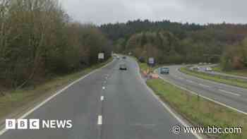 Motorcyclist dies in crash with cyclist