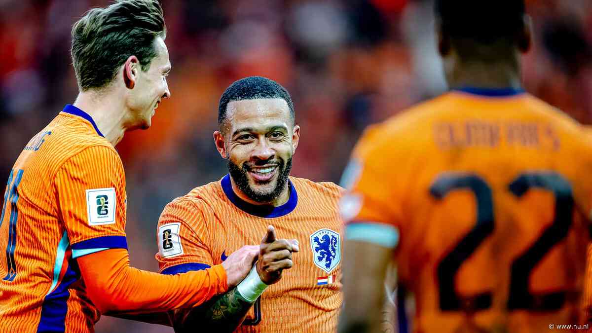 Koeman en Oranjespelers trots op 'grote broer' Memphis: 'Hij verdient dit record'