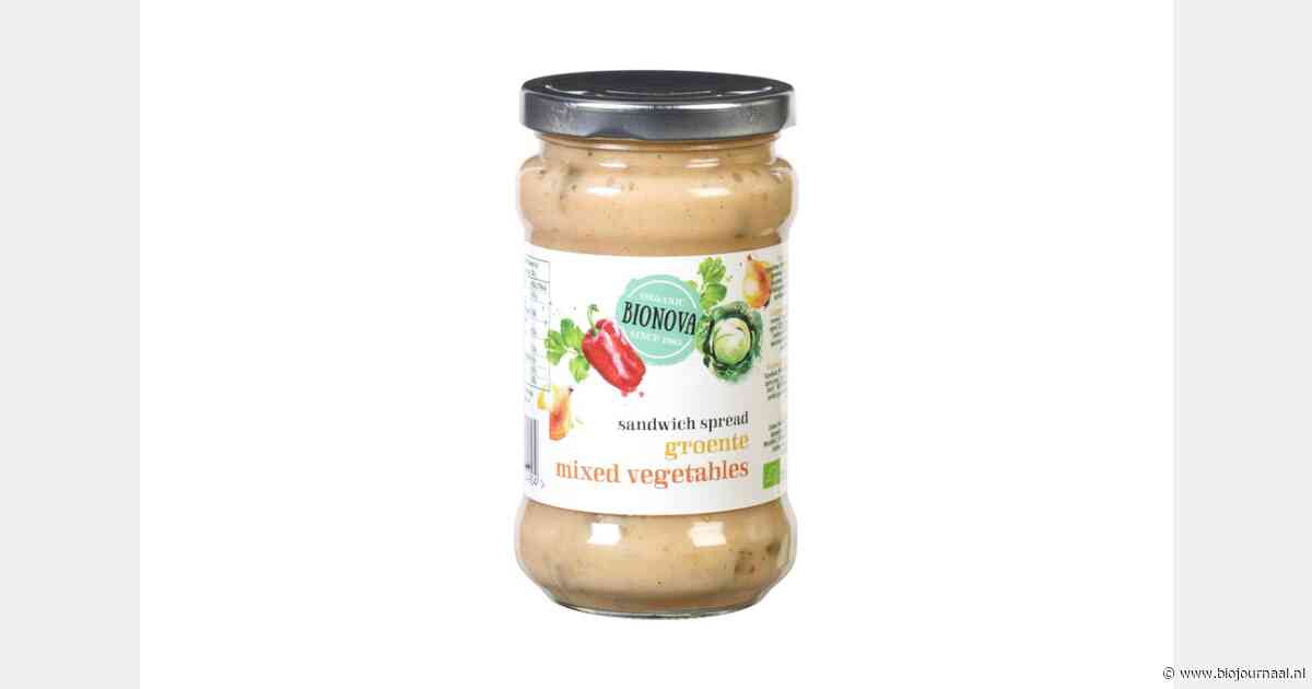 Terugroeping biologische sandwichspread groentemix Bionova