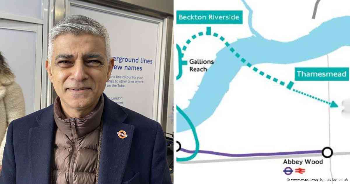 Sadiq Khan 'disappointed' about no cash for DLR extension to Thamesmead
