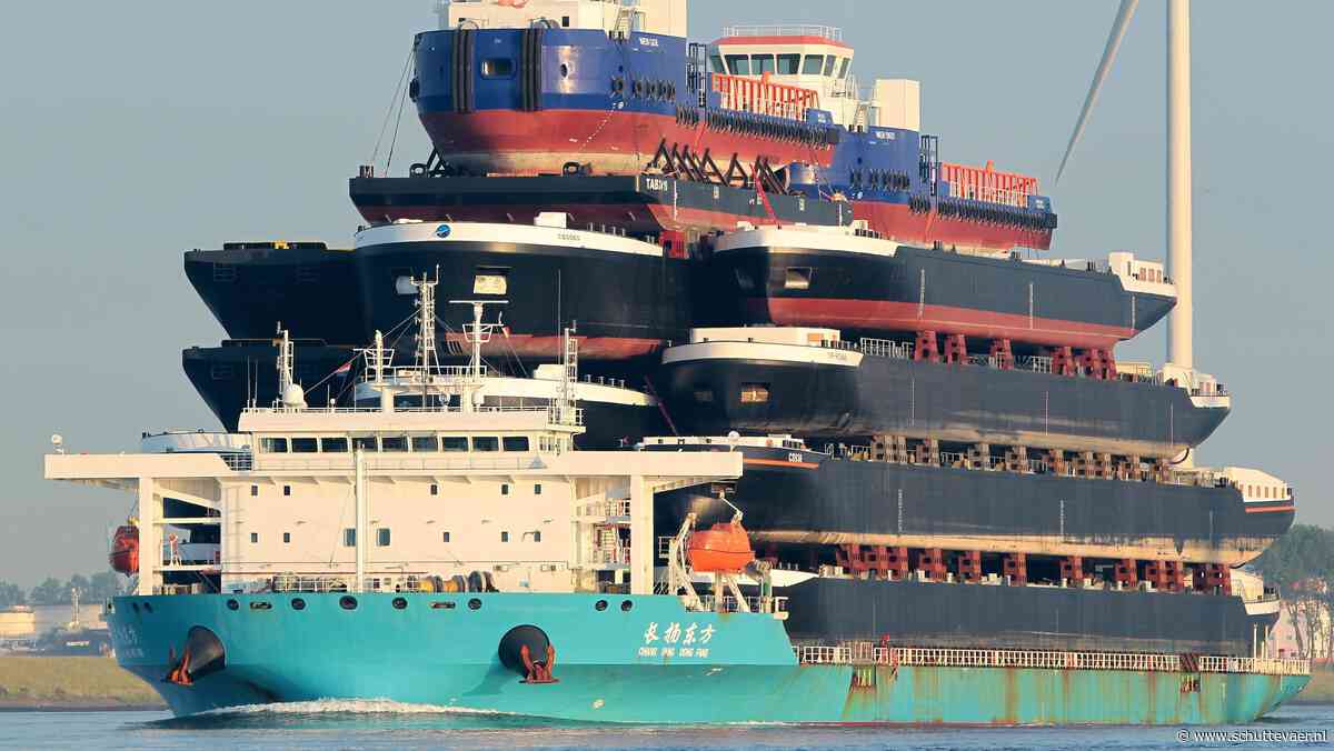 Chinezen bezorgen vracht aan casco’s in Rotterdam