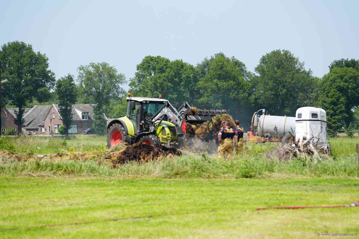 Boer voorkomt ergere brand in hooiberging met snelle actie