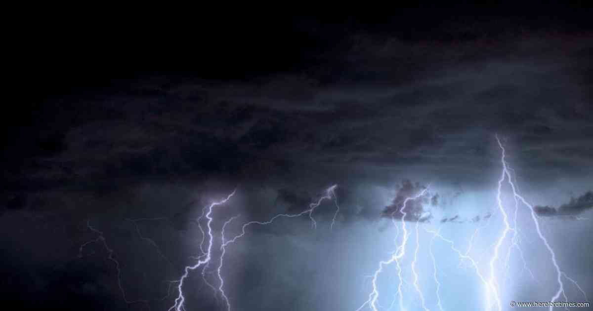 Thunderstorms could on the way as two weather warnings in place