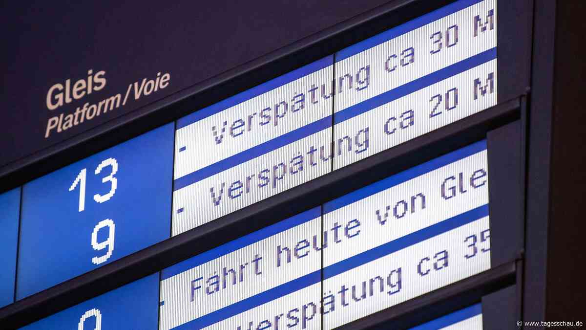 Fernzüge der Bahn im Mai noch unpünktlicher als vor einem Jahr