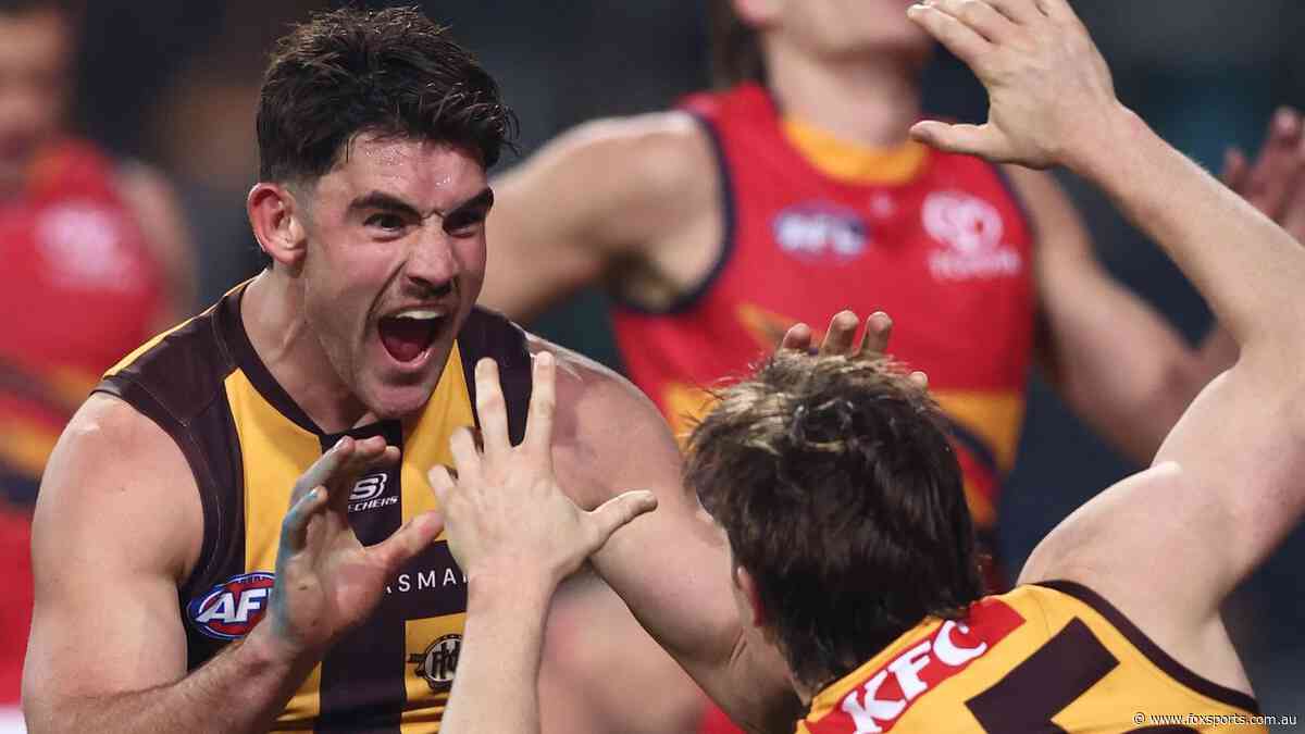 Big ‘attitude change’ spurs Hawks’ Tassie great escape over wasteful Crows: 3-2-1