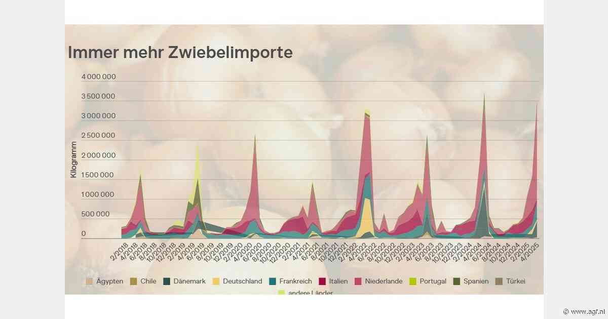 Zwak Zwitsers uienseizoen en grote vraag naar importuien