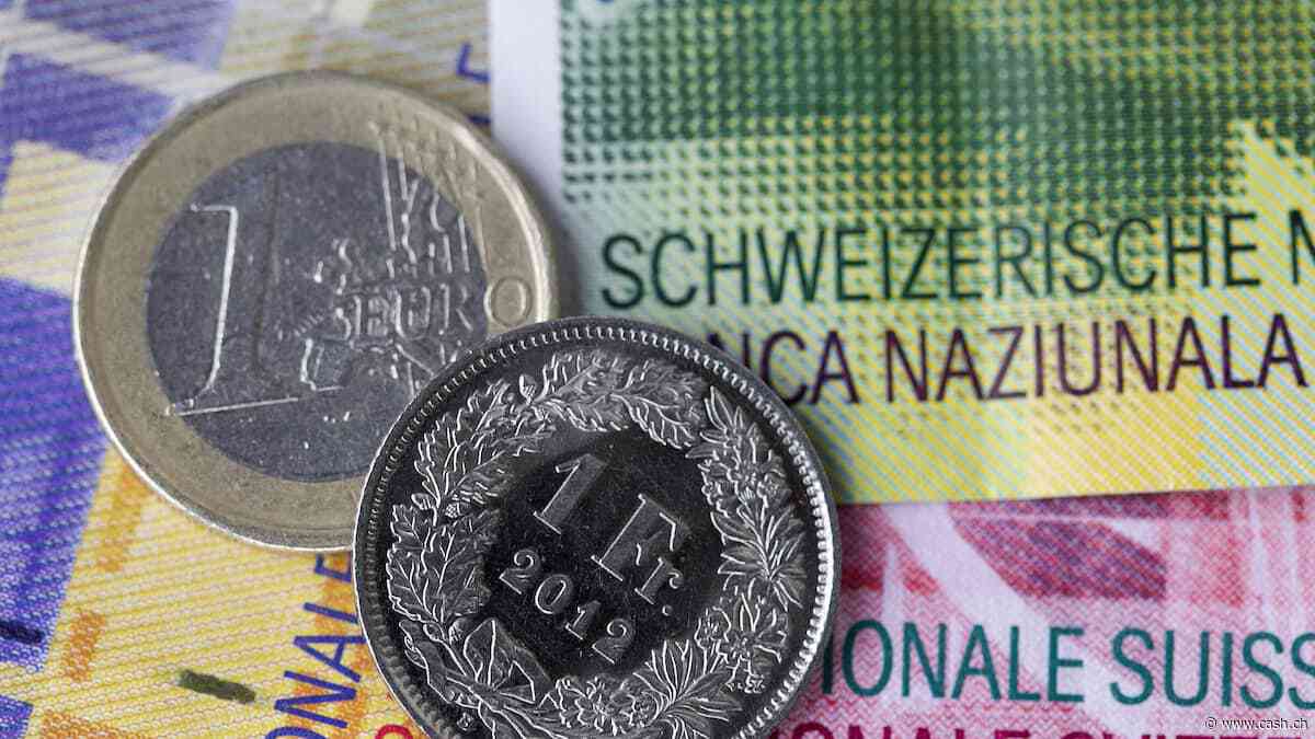 Franken-Aufwärtsbewegung schnell wieder abgeflacht