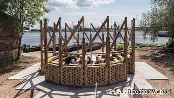 Studio Architectuur MAKEN ontwerpt festivalhart uit geleende materialen voor Rotterdam Architectuur Maand
