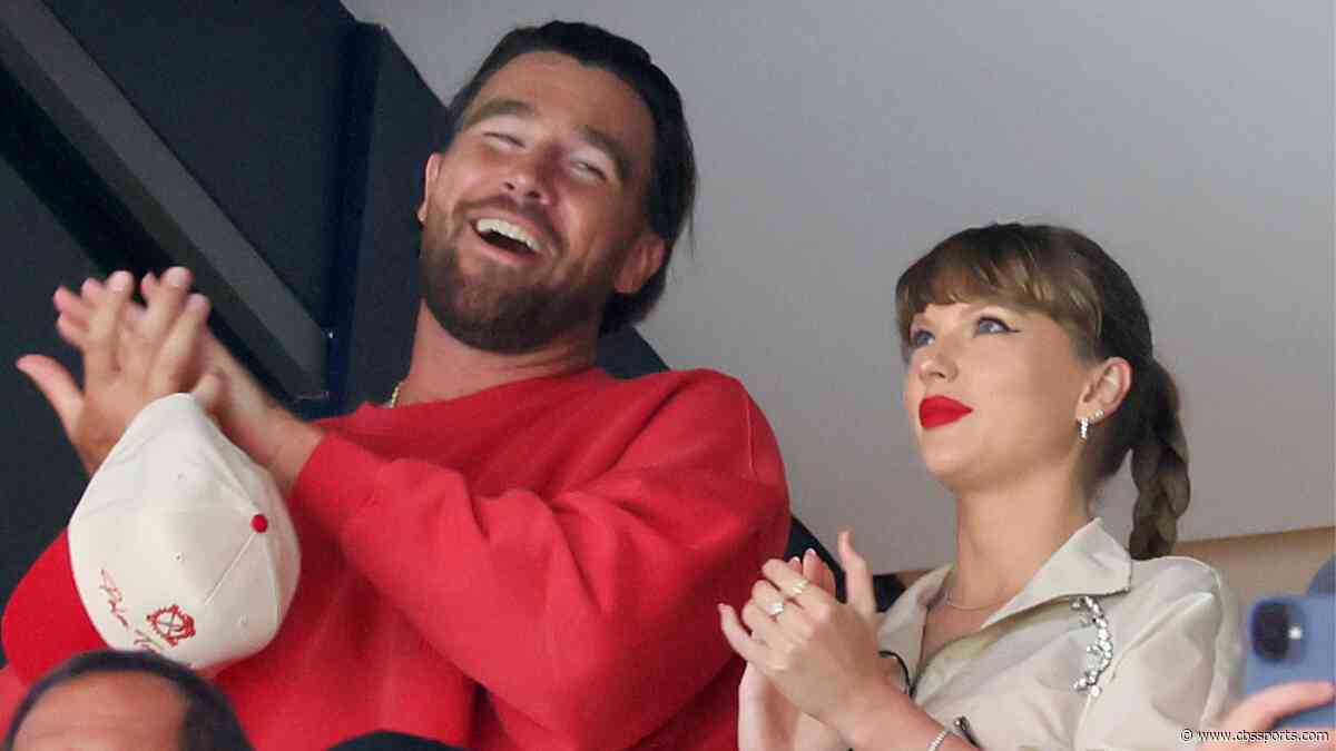 LOOK: Taylor Swift, Chiefs' Travis Kelce attend Game 4 of Stanley Cup Final between Panthers and Oilers