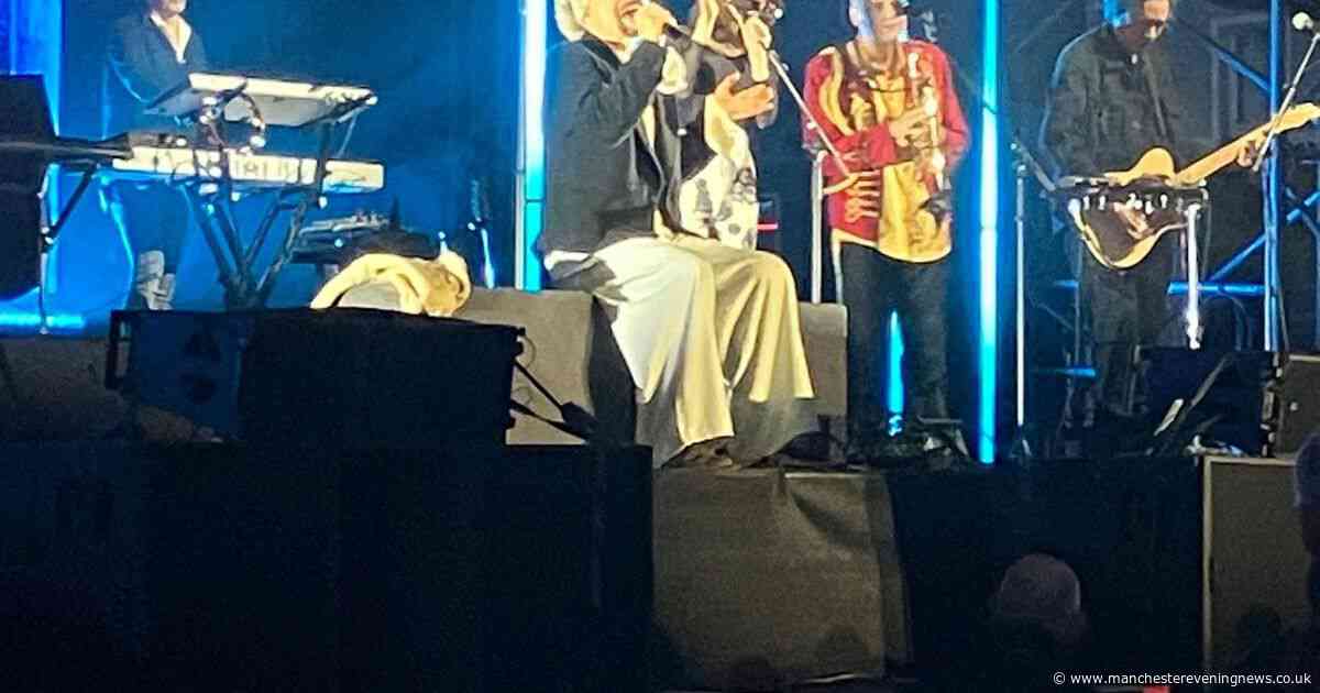 Frontman of Manchester rock band injured after falling off stage at festival