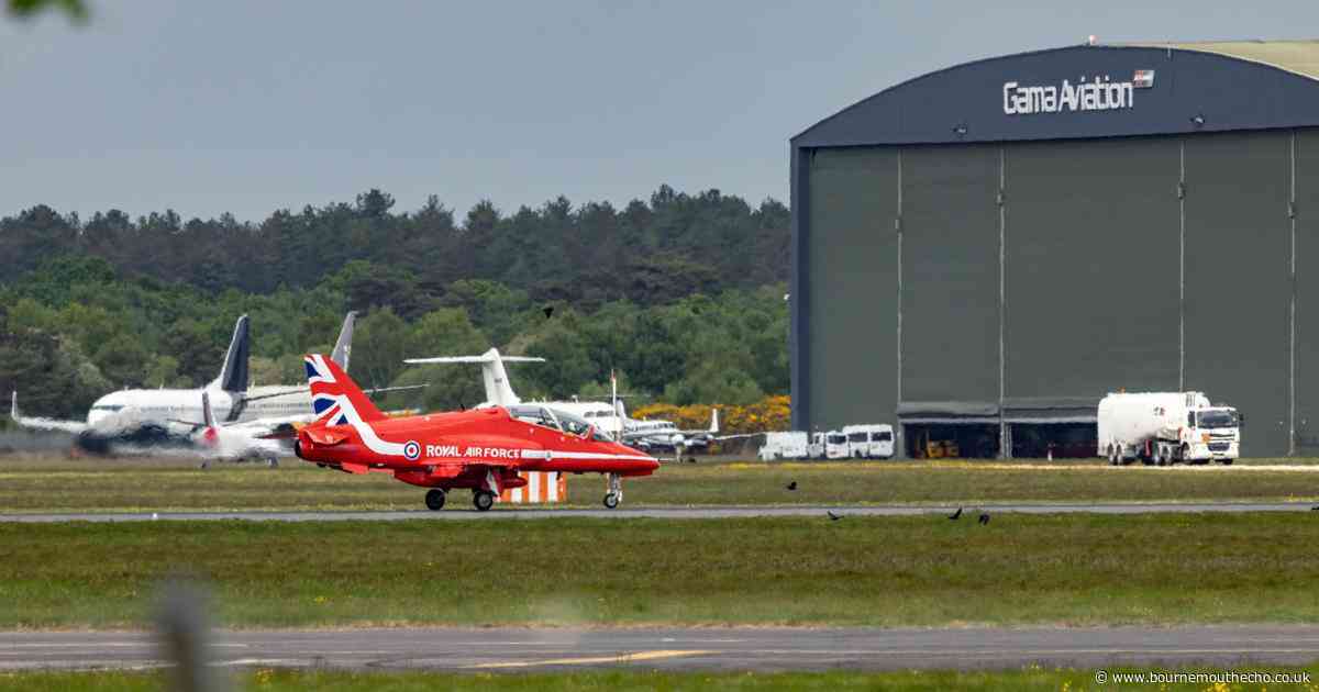 Red Arrows to visit Bournemouth Airport this weekend