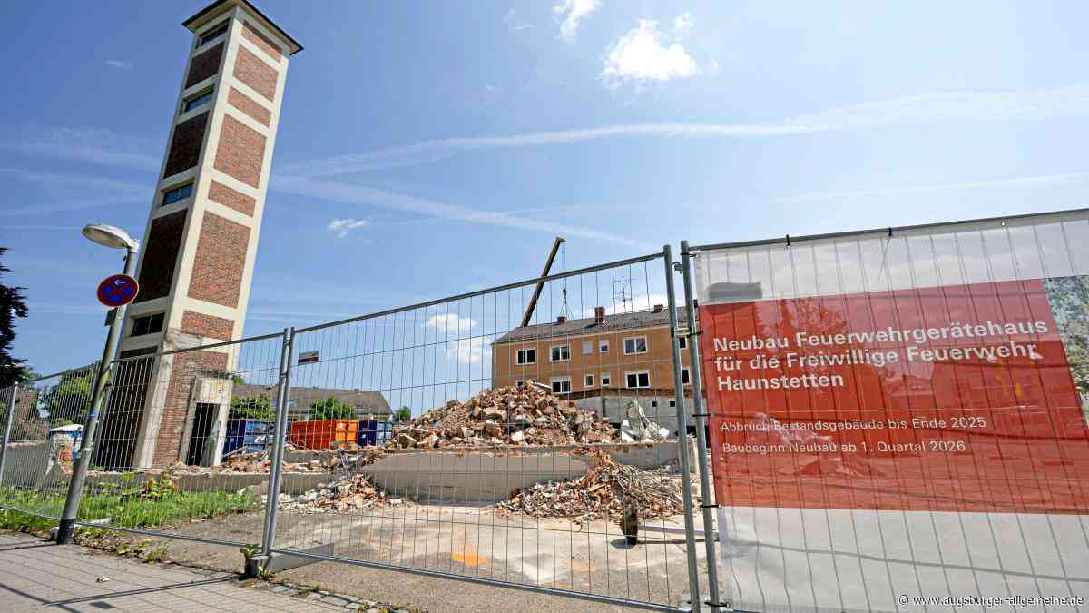 Altes Feuerwehrgerätehaus in Haunstetten wird abgerissen