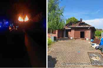 Woning brandt volledig uit: “Het waren serieuze vlammen”