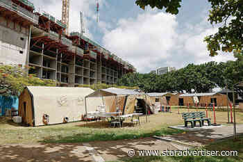 Homeless triage operation is back at Old Stadium Park